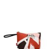 Clearance Bolso Clutch Anekke De Tela Mar Mujer