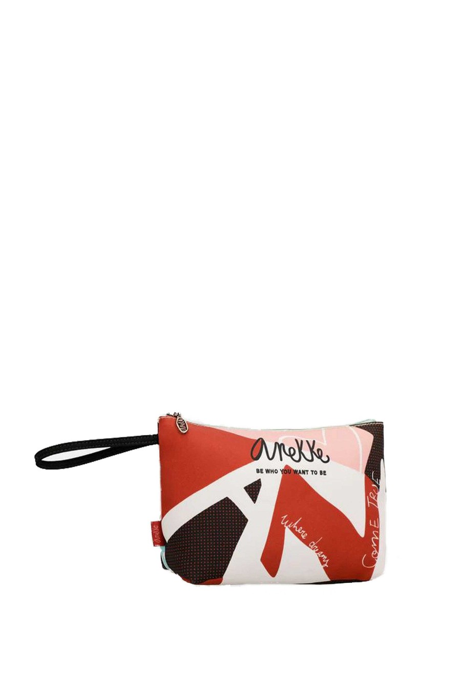 Clearance Bolso Clutch Anekke De Tela Mar Mujer