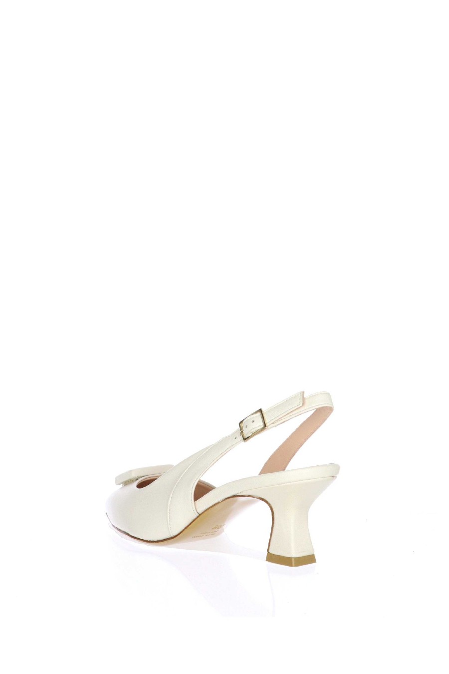 New Slingback De Cuero Con Tacon De Carrete De Soffice Sogno Escote Y Talon Descubierto