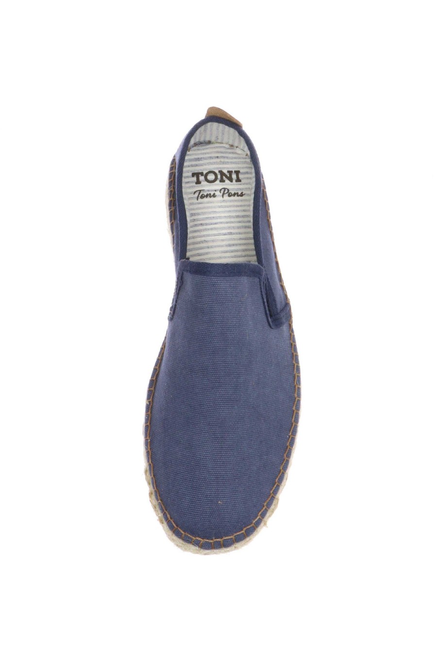 Hot Alpargatas Mocasin En Tejido Azul Hasta La Talla 50 Casual Y Mocasines